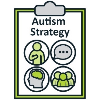 An icon for the Autism Strategy document front cover. 