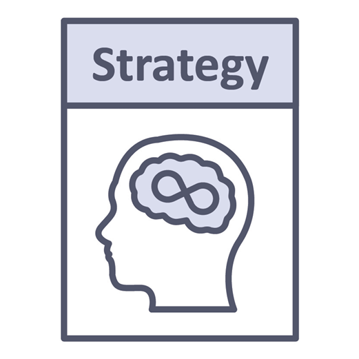 A strategy icon.